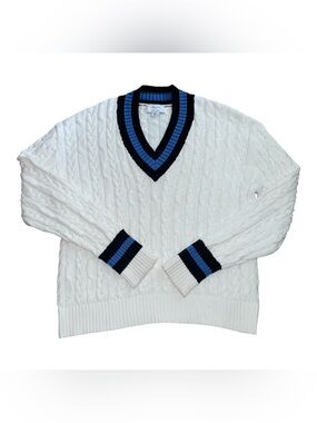 Labelrail and Hana cross varsity sweater